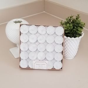 FRAGRANCE FREE TEALIGHT CANDLES